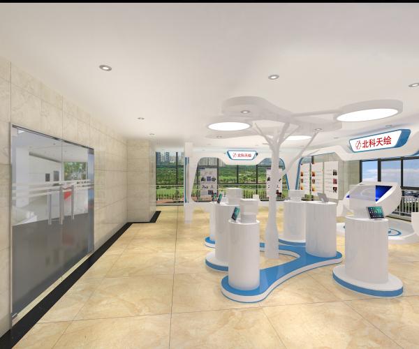 成都企業(yè)展廳設(shè)計搭建效果圖